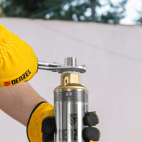 Скважинный насос DWC-3-60, центробежный, диаметр 3", 800 Вт, 3300 л/ч, напор 60 м Denzel