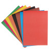 Картон цветной А4, 8 листов, 8 цветов, немелованный в папке