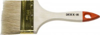 Кисть флейцевая DEXX &quot;ПРАКТИК&quot;, дерев ручка, натуральная щетина, индивид упаковка, 100м (10!!!)