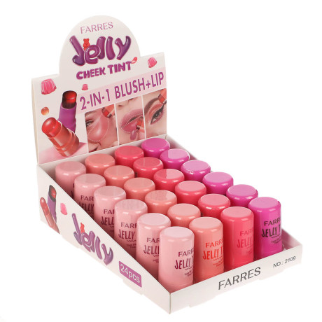 Румяна-желе в стике Jelly Tint 3 в 1 тм Farres 6 г