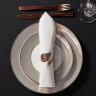 BY COLLECTION White Line Салфетка сервировочная, 2шт в комплекте, 40х40см, 100% хлопок