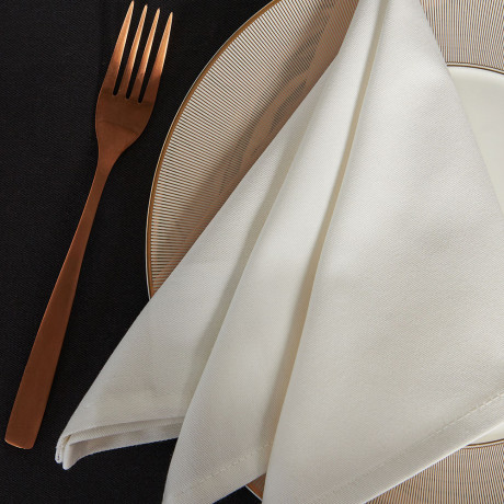BY COLLECTION White Line Салфетка сервировочная, 2шт в комплекте, 40х40см, 100% хлопок