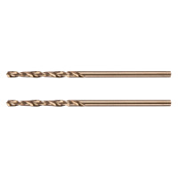 Сверло по металлу, 2 мм, HSS Co-8%, 2 шт.// Denzel