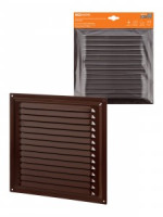 TDM   вент. решетка металл. 250х250мм коричневая, покрытие полимерная эмаль SQ1807-0709   