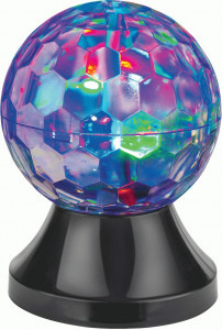 ОНЛАЙТ св-к св/д декоративный вращ. диско 3W 100х135 OLF-DISCO02-3-230-RGB-BL 61981