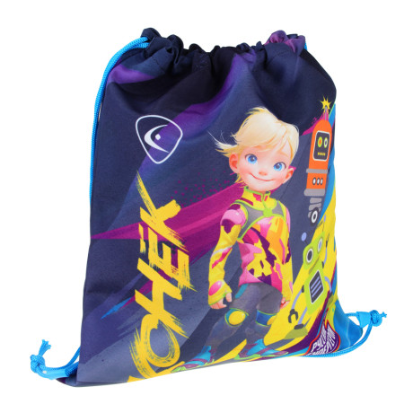 BY Русские Супергерои Мешок для обуви, 39х47см, сверхплотный п/э, 2-сторонняя печать "Конек джуниор"