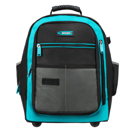 Рюкзак для инструмента, 440х350х250мм, выдвижная рукоятка, колеса Gross