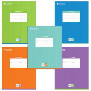 Тетрадь 18л. BRAUBERG клетка, обложка мелов. карт., "Hide-and-Seek", 5 видов, 401856