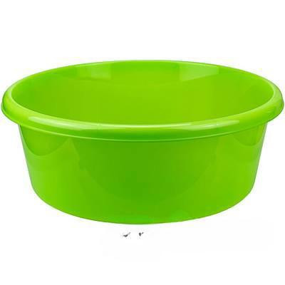 Таз 14л круглый М2514 ярко-зеленый (5)
