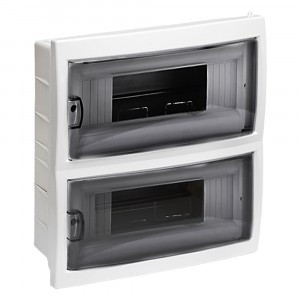 Bylectrica бокс (корпус) пластик ЩРВ-П-24 мод. встраив. с дверцей, опломбировка, IP20 (КНС-24Д)