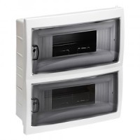 Bylectrica бокс (корпус) пластик ЩРВ-П-24 мод. встраив. с дверцей, опломбировка, IP20 (КНС-24Д)