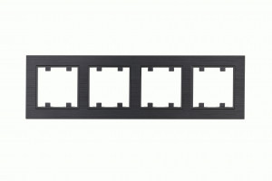 MAKEL Karea Line рамка СУ 4 мест. ДЫМЧАТЫЙ 86050704