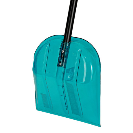 Лопата для уборки снега поликарбонат, 340х385х1340 мм, алюминиевый черенок, LUXE Palisad