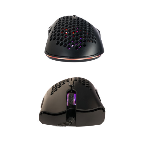 BY Игровая мышь проводная Shotgun 12400dpi,7D,PAW3327,RGB,220см