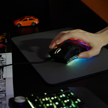 BY Игровая мышь проводная Shotgun 12400dpi,7D,PAW3327,RGB,220см