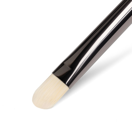 ЮНИLOOK Кисть для нанесения и растушевки сухих и кремовых текстур, иск.ворс, дерево, металл, 15,4см