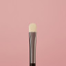 ЮНИLOOK Кисть для нанесения и растушевки сухих и кремовых текстур, иск.ворс, дерево, металл, 15,4см