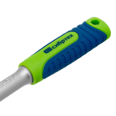 Ключ-трещотка 1/2", 45 зубьев, с быстрым сбросом, матовый хром Сибртех