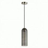 ODEON LIGHT 4805/1 PENDANT ODL21 291 никель/дымч. св-к подвесной E27 1x60W 300x100x1525 VOSTI