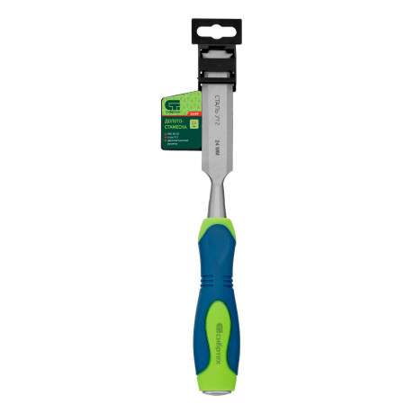 Долото-стамеска, 24 мм, двухкомпонентная рукоятка Сибртех