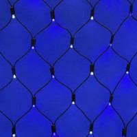 Гирлянда-сетка ул. ULD-N2015-288/SBK WHITE-BLUE 12W 288LED бел/синий 2x1.5 до 6 мод IP67 Uniel