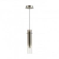 ODEON LIGHT 5062/5LA PENDANT ODL24 317 серебр./дымчатый/мет/стекло Подвес LED 5W 3000K SHINY 92