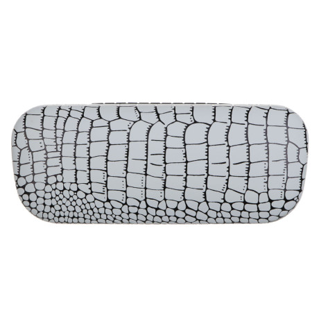 ЮL Футляр для очков формованный с фактурой рептилия, ПУ, 16х6,3см, 4 цвета