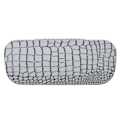 ЮL Футляр для очков формованный с фактурой рептилия, ПУ, 16х6,3см, 4 цвета