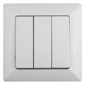 ЭРА Intro Solo выкл. СУ 3 кл. 10А, белый 4-106-01 53601
