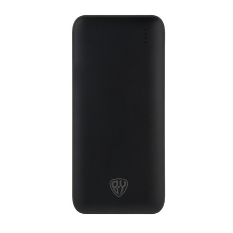 Аккумулятор мобильный BY 10000мАч, встроенные кабели, 10W, 2A, пластик, черный