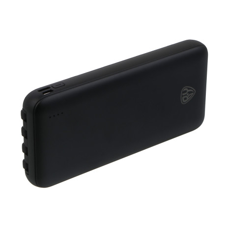 Аккумулятор мобильный BY 10000мАч, встроенные кабели, 10W, 2A, пластик, черный