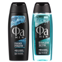 Гель для душа Фа Мэн Охлаждение Экстрим/Глубокое очищение, п/б, 250 мл