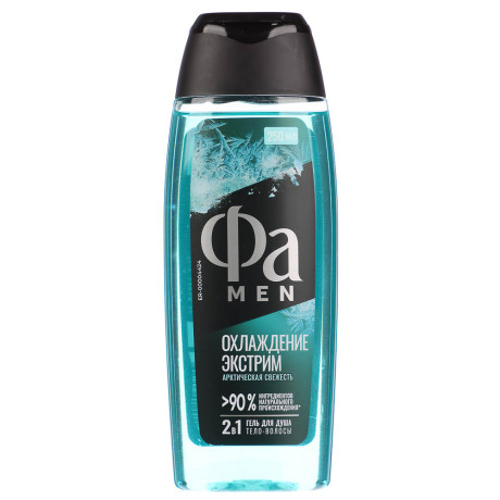 Гель для душа Фа Мэн Охлаждение Экстрим/Глубокое очищение, п/б, 250 мл
