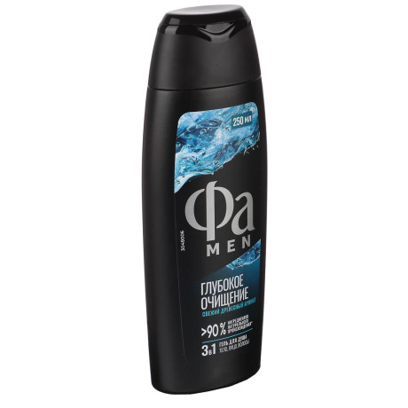 Гель для душа Фа Мэн Охлаждение Экстрим/Глубокое очищение, п/б, 250 мл
