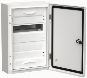 IEK TITAN 5 щит (корпус) метал. ЩРн-24 (460х310х140) IP54 навесной белый TI5-50-N-024-54