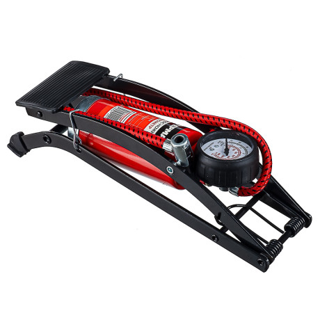 ЕРМАК Насос ножной, манометр, 55x120мм, Стандарт