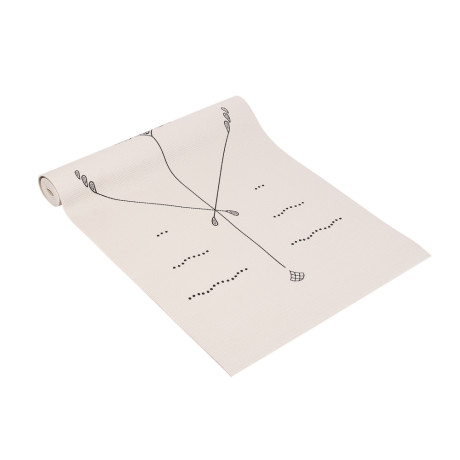 Коврик для йоги и фитнеса тм BY SPORT, 173х61х0,4см, ПВХ, 4 цвета