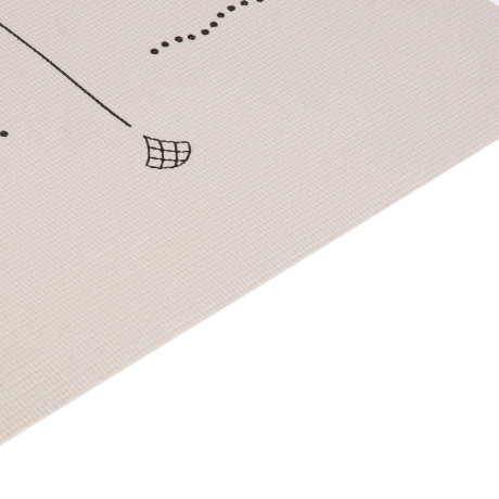 Коврик для йоги и фитнеса тм BY SPORT, 173х61х0,4см, ПВХ, 4 цвета