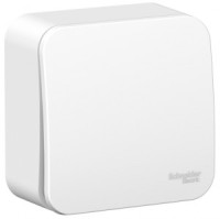 Systeme Electric BLANCA выкл. ОУ 1 кл. 10А бел. (пл.осн., с самовозвр., изол.пл.) BLNCA101011 (15!)