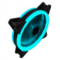 Вентилятор Gembird Molex подсветка 120x120x25, гидродин., 3pin/4pin провод 35см, синий