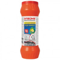 Чистящее средство 400 г, ЛАЙМА PROFESSIONAL Сода-Эффект &quot;Лимон&quot;, порошок, 604656