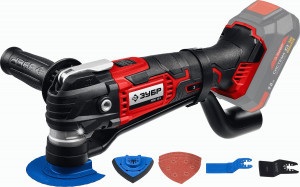 Многофункц инструмент ЗУБР "МАСТЕР" без АКБ, 18В, набор насад, 5000-20000ход/мин zuМФИ-18 Н