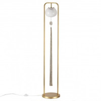 ODEON LIGHT 5432/1F MODERN ODL_EX25 115 зол.(п/лат.)/стекло/кисточка/агат Торшер E14 1x40W FIOLENT