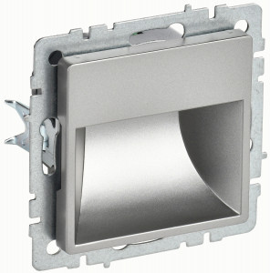 IEK BRITE мех. подсветка СУ LED ПЛ20-БрС сталь BR-FL20-K46