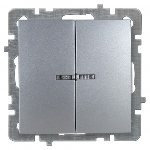 Nilson TOURAN мех. выкл. СУ 2 кл. (инд.) серебро 24130404