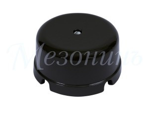 МЕЗОНИНЪ коробка распределительная фарфоровая D80х43мм, IP20, черный GE70236-05