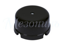 МЕЗОНИНЪ коробка распределительная фарфоровая D80х43мм, IP20, черный GE70236-05