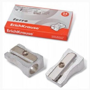 Точилка ERICH KRAUSE "Ferro" металлическая клиновидная, 7074