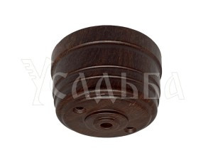 МЕЗОНИНЪ УСАДЬБА коробка потолочная для светильников пластик D70x40, орех GE30811-14