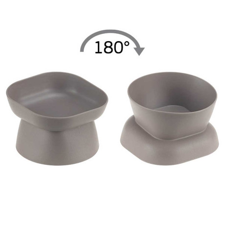 Миска для животных КВАДРО 0,2 л Белый М1807 х12